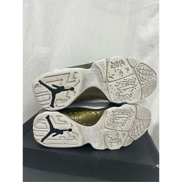 Size 10.5 worn 1x - Jordan 9 Retro Statue‎ 2015 w/ box - Picture 6 of 8